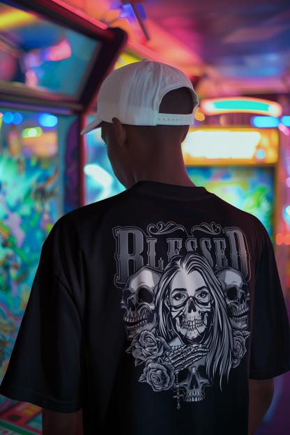 Skull 13 - Blessed Oversized Shirt