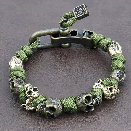 Skull 13 Bracelets Men Vintage