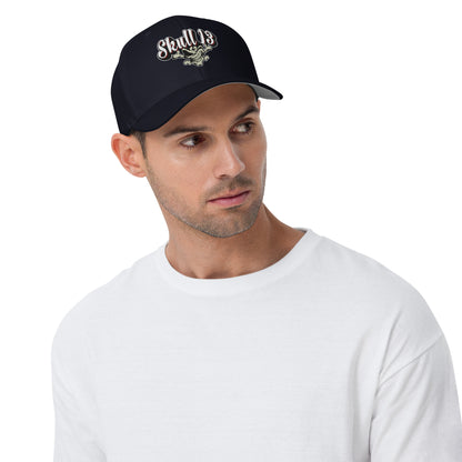 Skull 13 - Classic Loga Flexfit Cap - gestickt