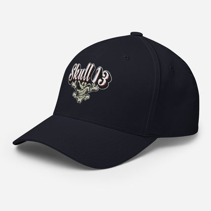 Skull 13 - Classic Loga Flexfit Cap - gestickt